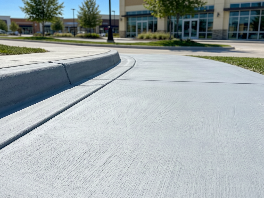 Commercial sidewalk project